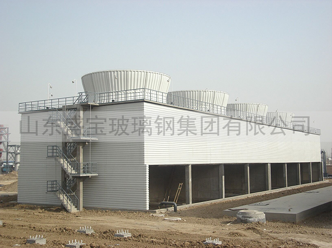 东营化工玻璃钢冷却塔项目